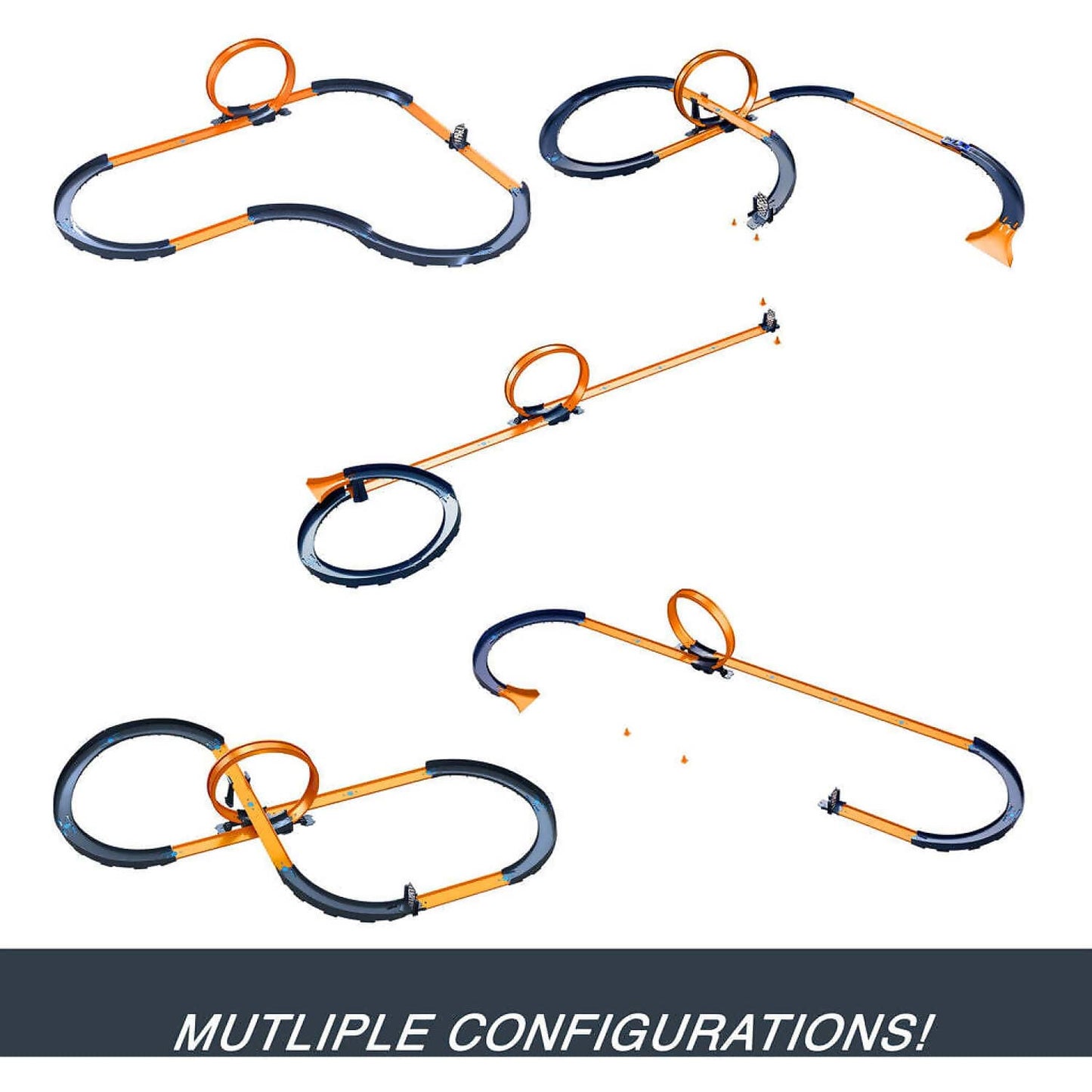 Hot Wheels - 1:64 Remote Control Speed Challenge Track Set - Mattel