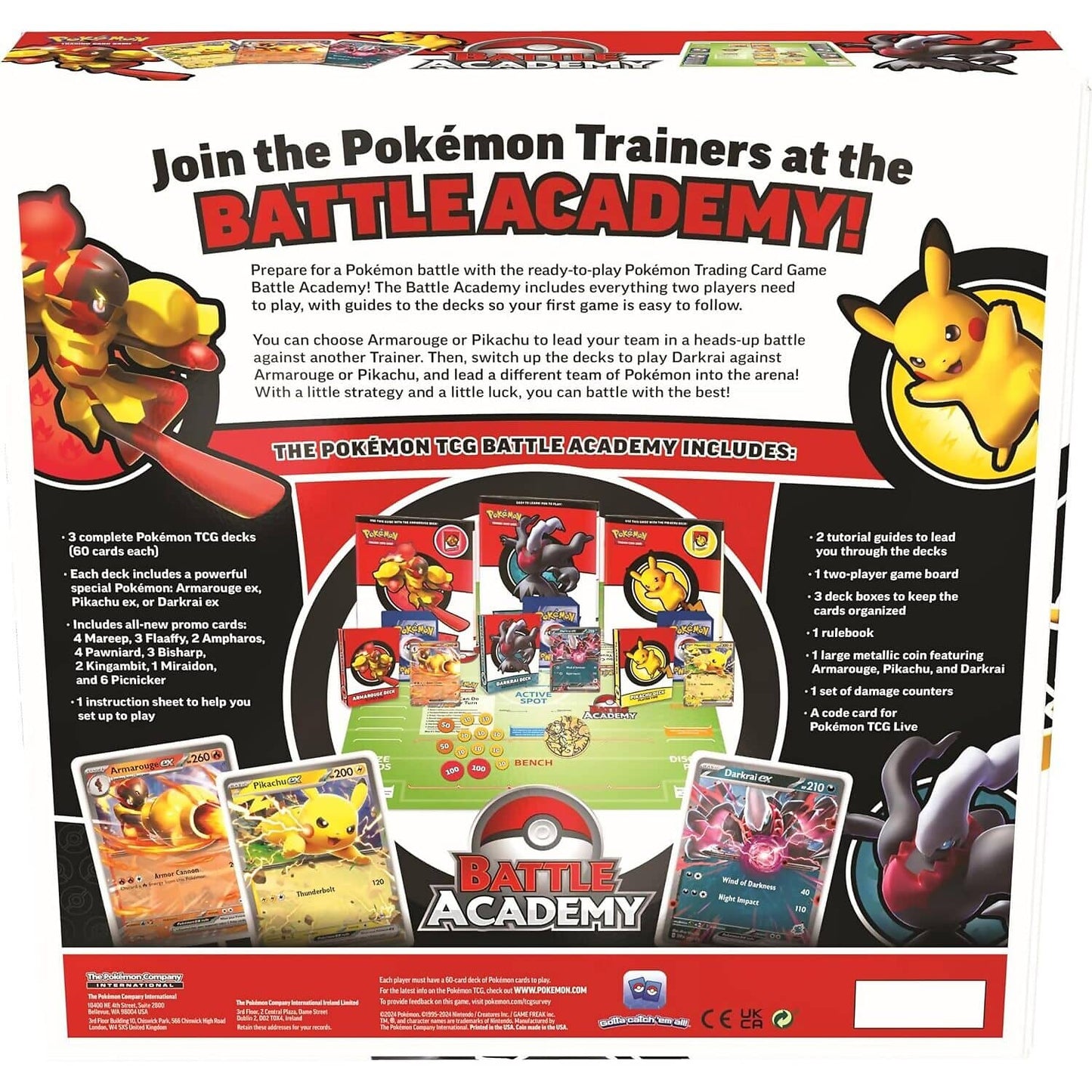 Pokemon - TCG Battle Academy Board Game 2024