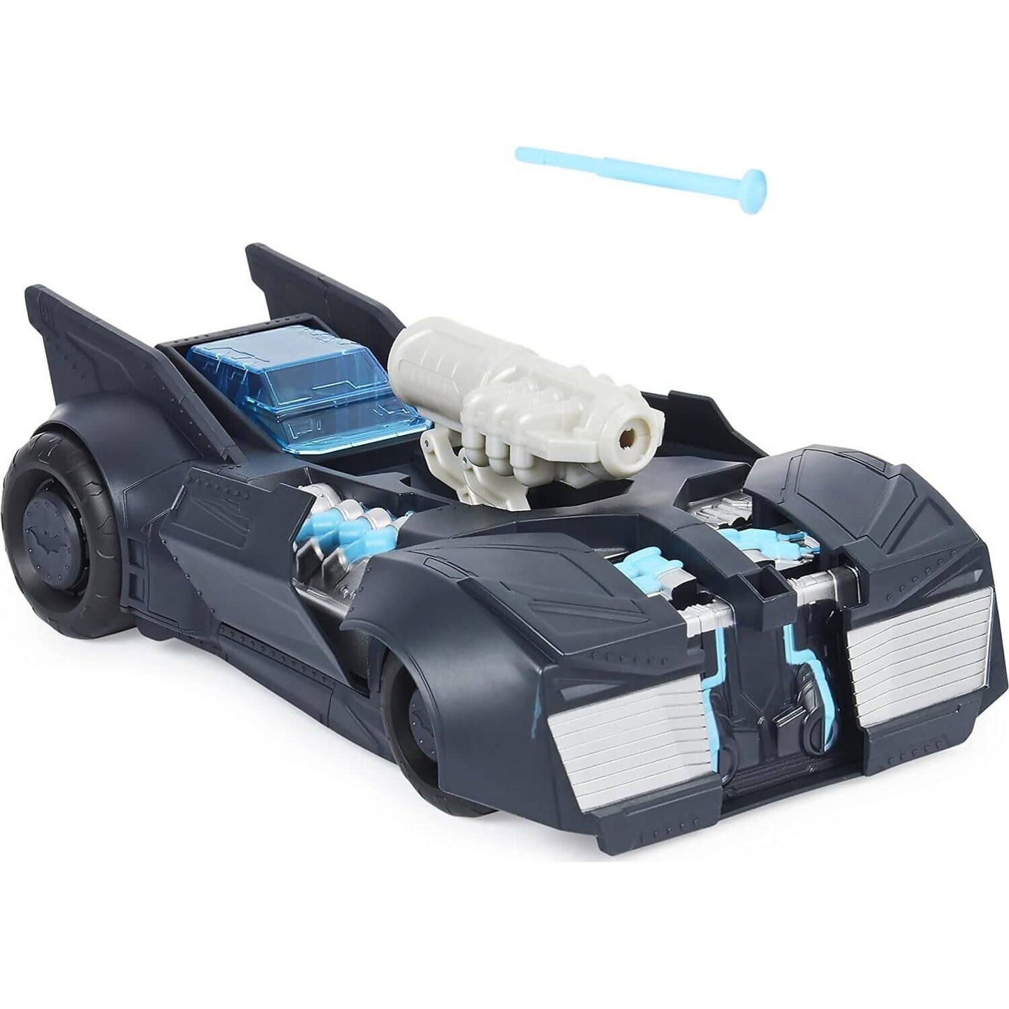 Dc Comics - Batman Tech Defender Batmobile Transforming Vehicle With Blaster Launcher