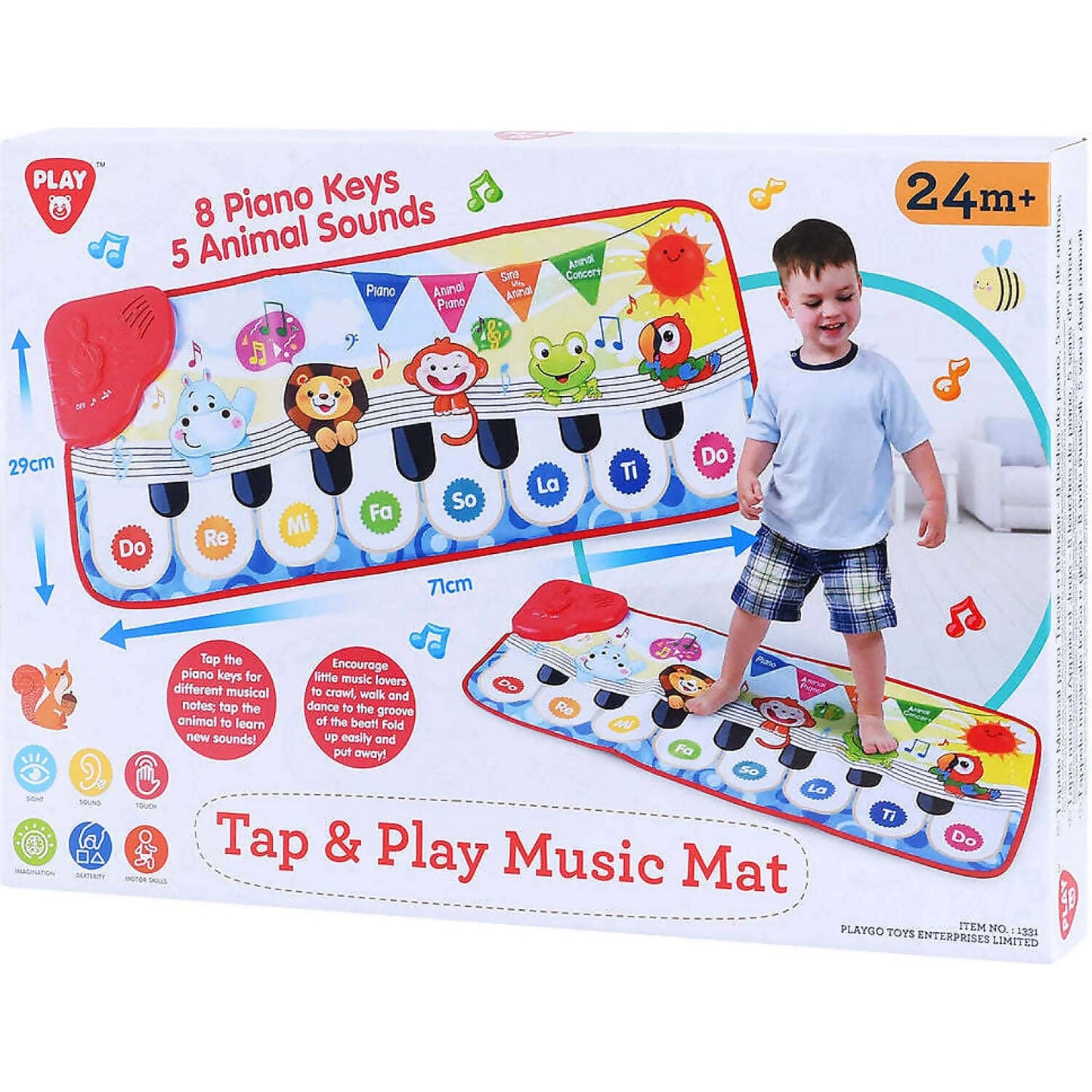 Playgo Toys Ent. Ltd. - Tap & Play Music Mat
