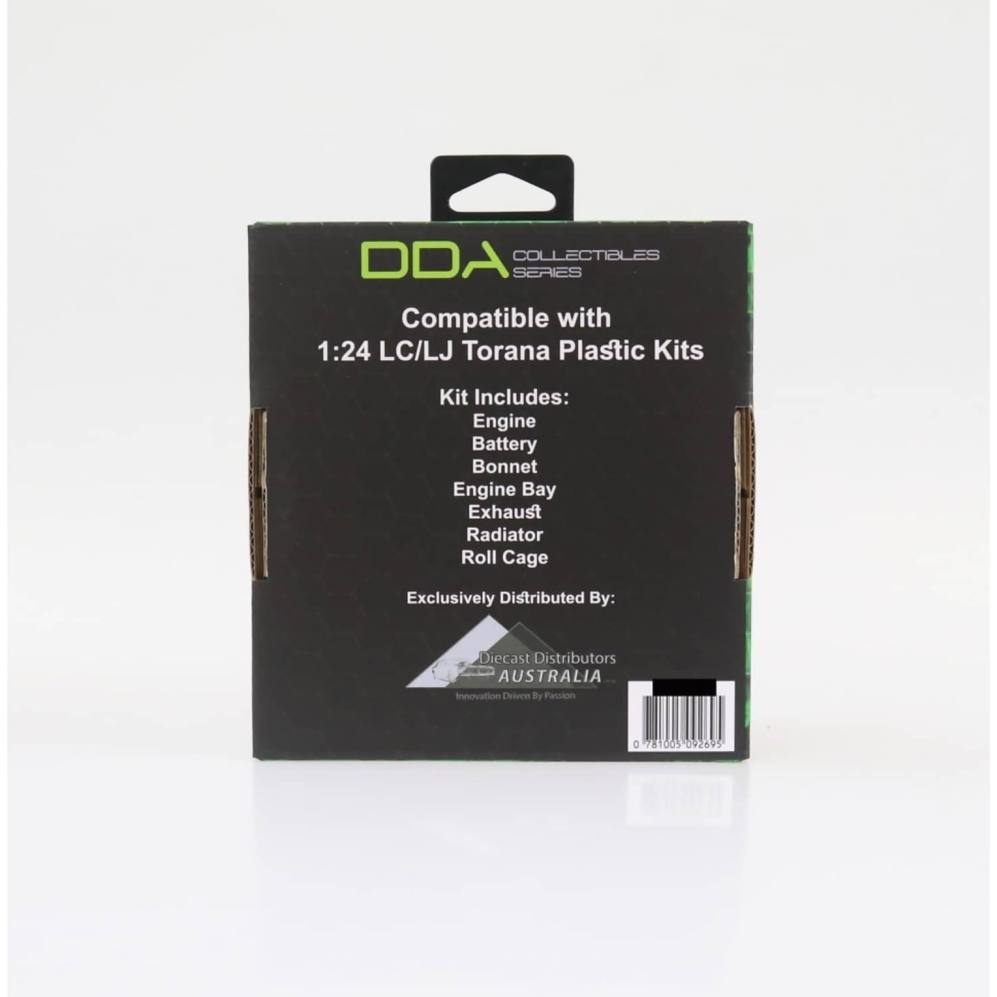 DDA Collectibles 1:24 Scale - LC & LJ 6 Cylinder Torana Engine with Triple Carbs Plastic Kit - Diecast Model Accessory