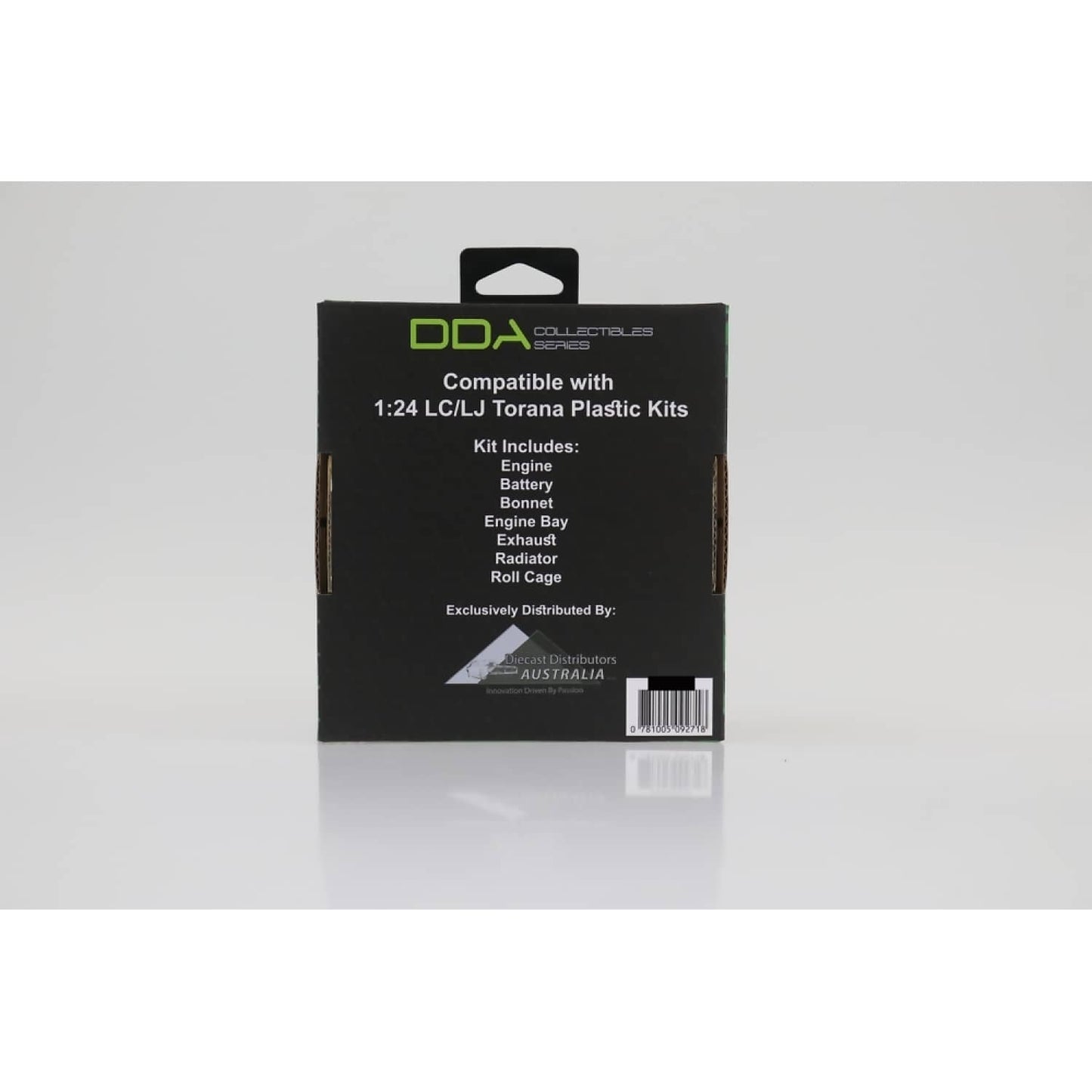 DDA Collectibles 1:24 Scale - LC & LJ Twin Turbo LS6 Torana Engine Plastic Kit - Diecast Model Accessory