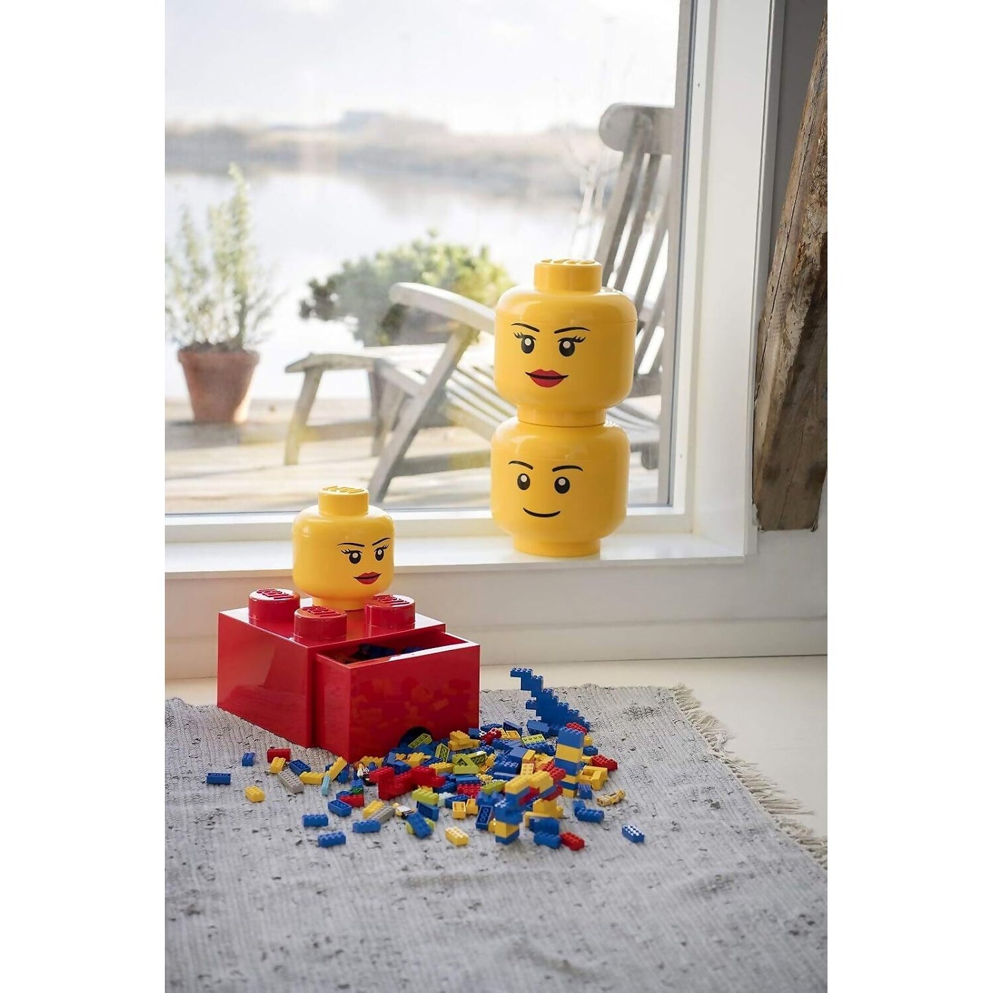 LEGO Storage Head Girl Large - Room Copenhagen