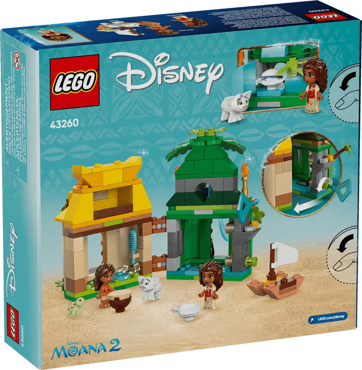 LEGO 43260 Moana's Island Fun - Disney Princess