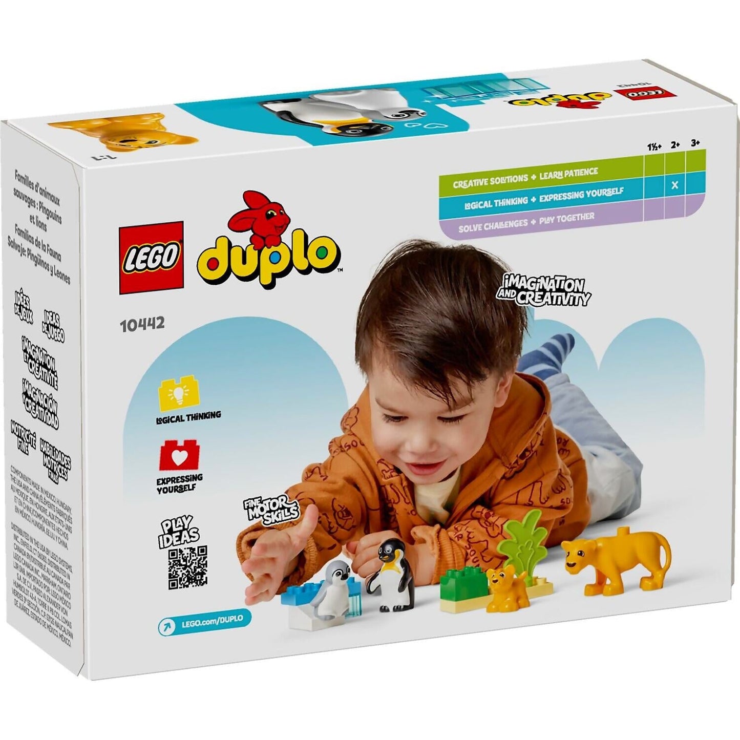 LEGO 10442 Wild Animal Families: Penguins & Lions - Duplo
