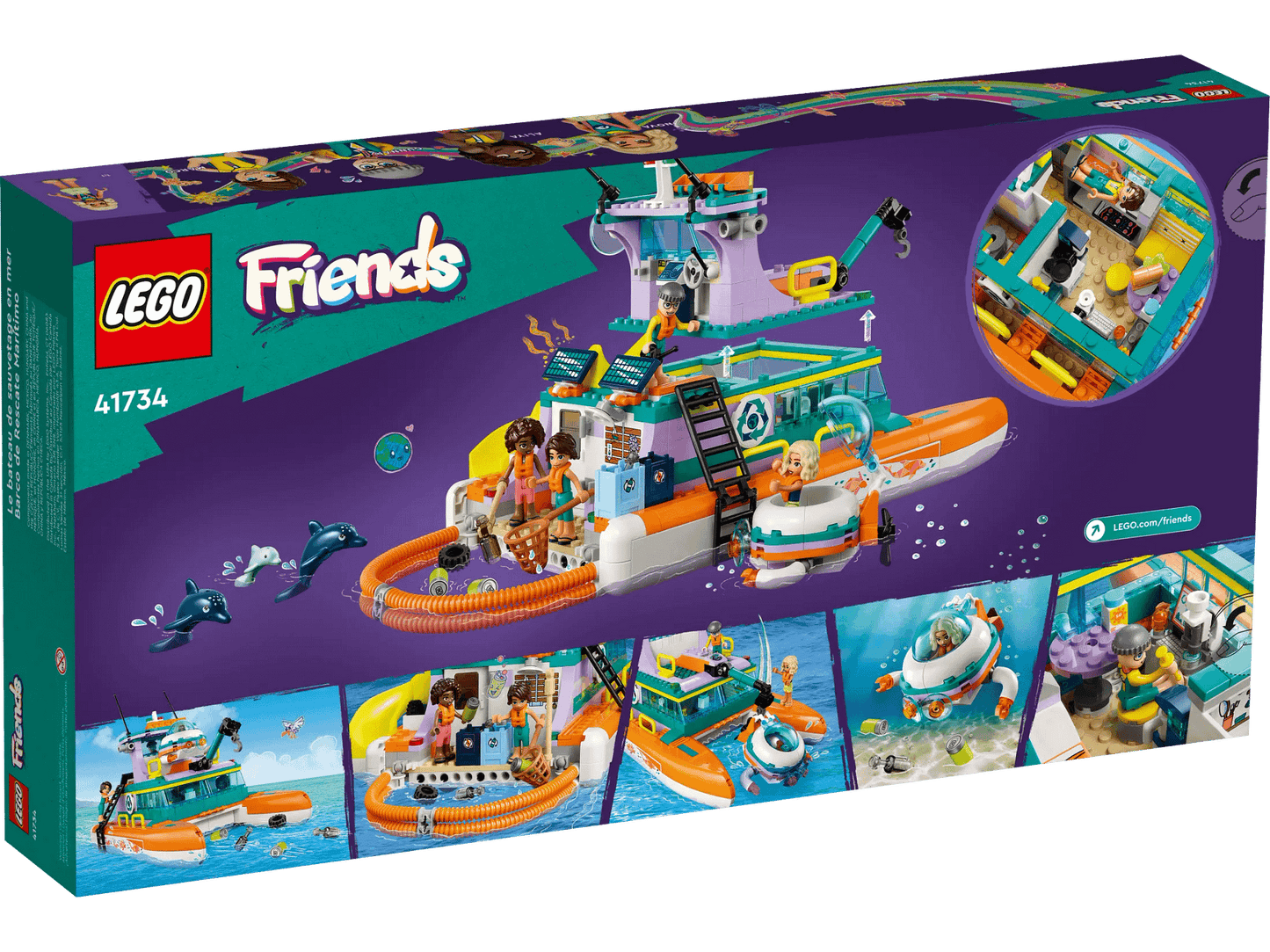 LEGO 41734 Sea Rescue Boat - Friends