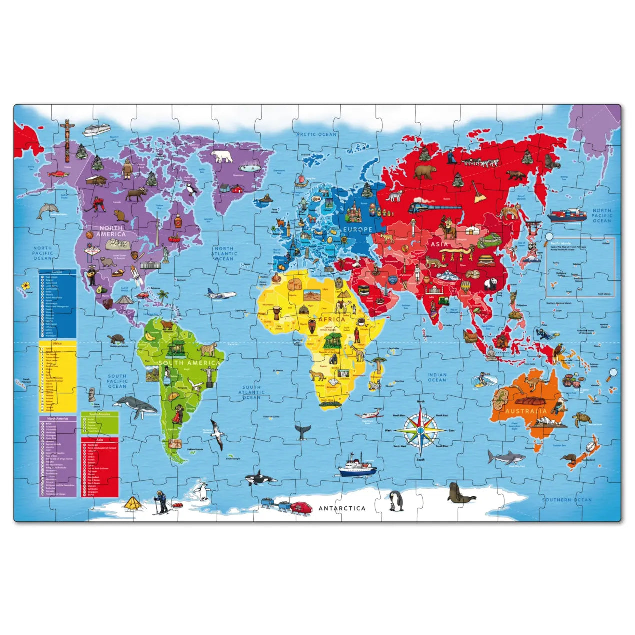 Orchard Toys - Map Of The World Jigsaw Puzzle 150pc