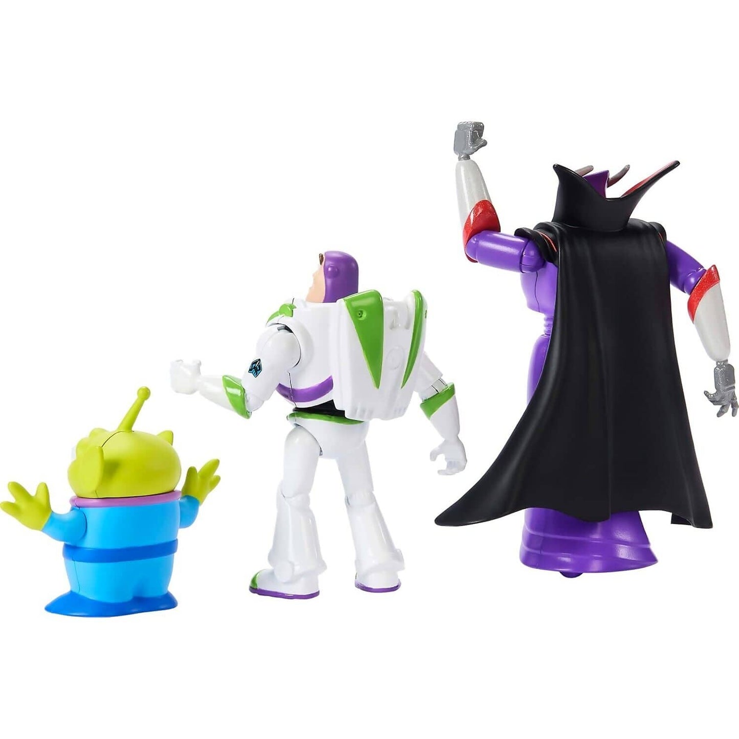 Disney Pixar - Storytellers Story Intergalactic 3-pack Of Action Figures Buzz Lightyear Zurg & Alien - Mattel