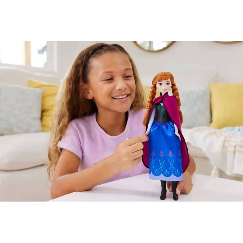 Disney Frozen - Anna In Blue Dress Fashion Doll