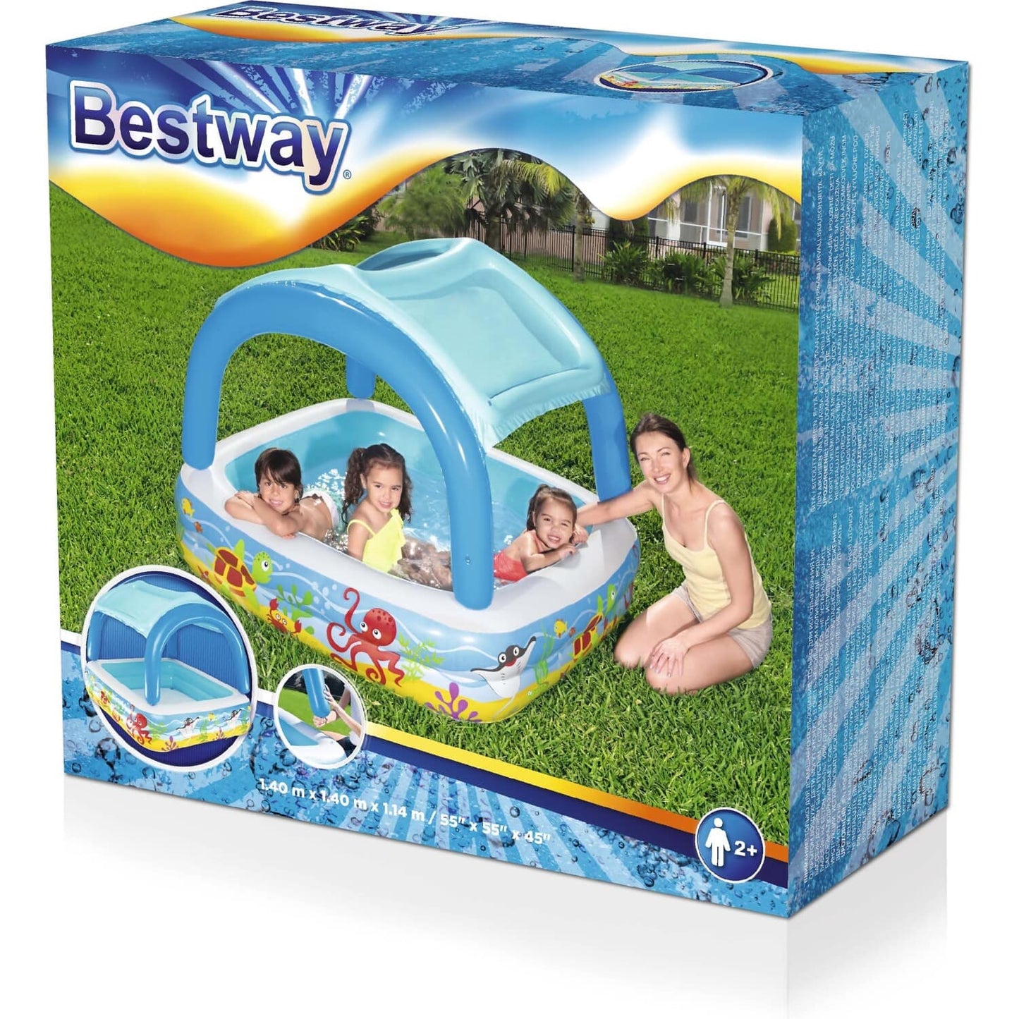 Bestway - Canopy Play Inflatable Pool 265 L