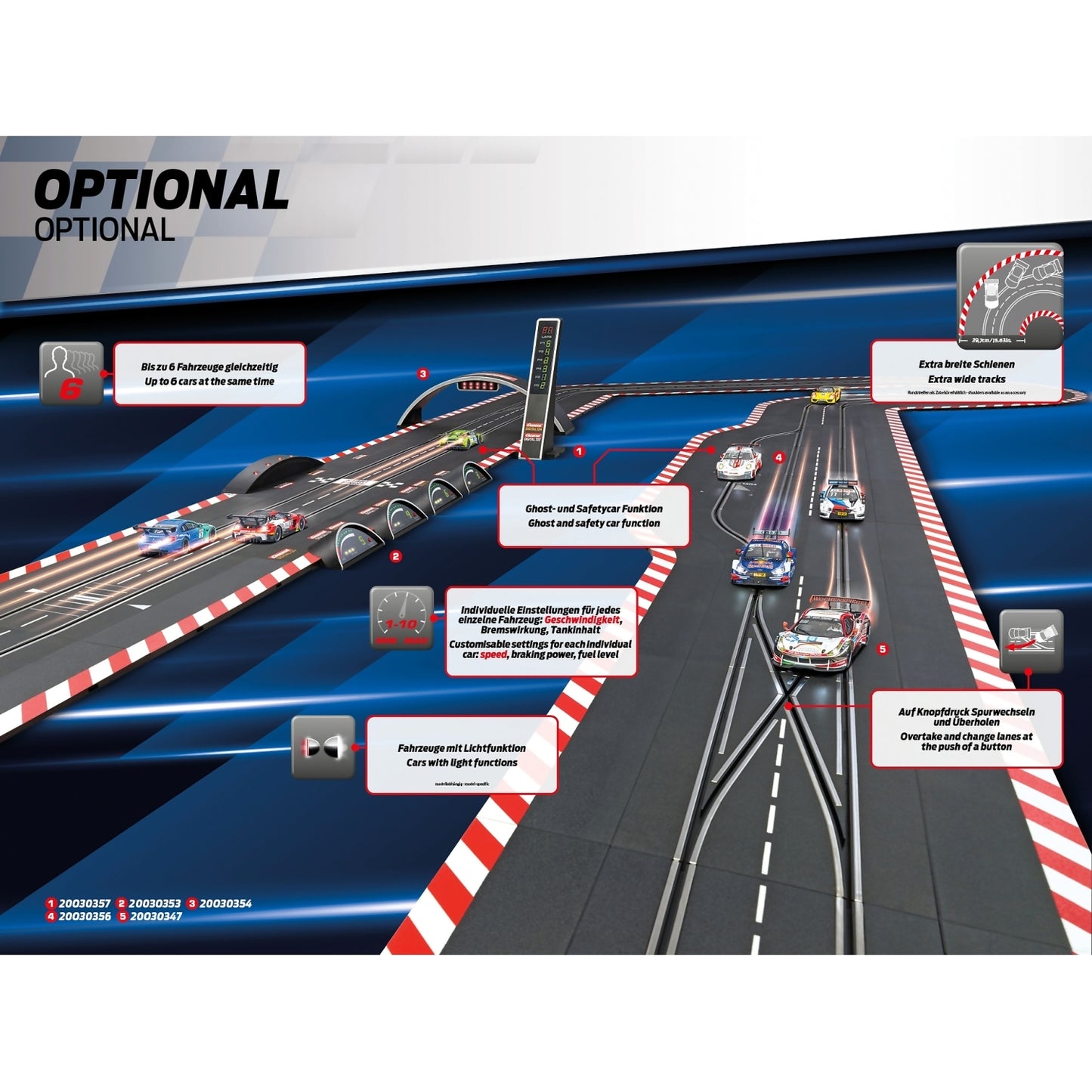 Carrera - Digital 1:32 Fast and Fabulous DTM - Model No.20030030 - Slot Car Set
