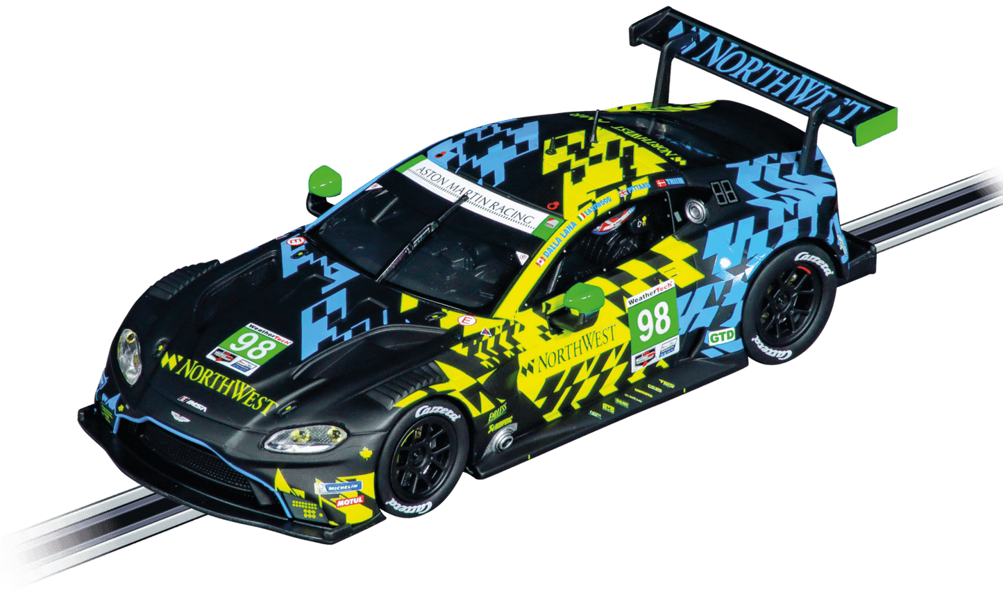 Carrera Evolution 1:32 - Aston-Martin Vantage GT3 Northwest No.98 Slot Car - Slot Car Also Suits Scalextric