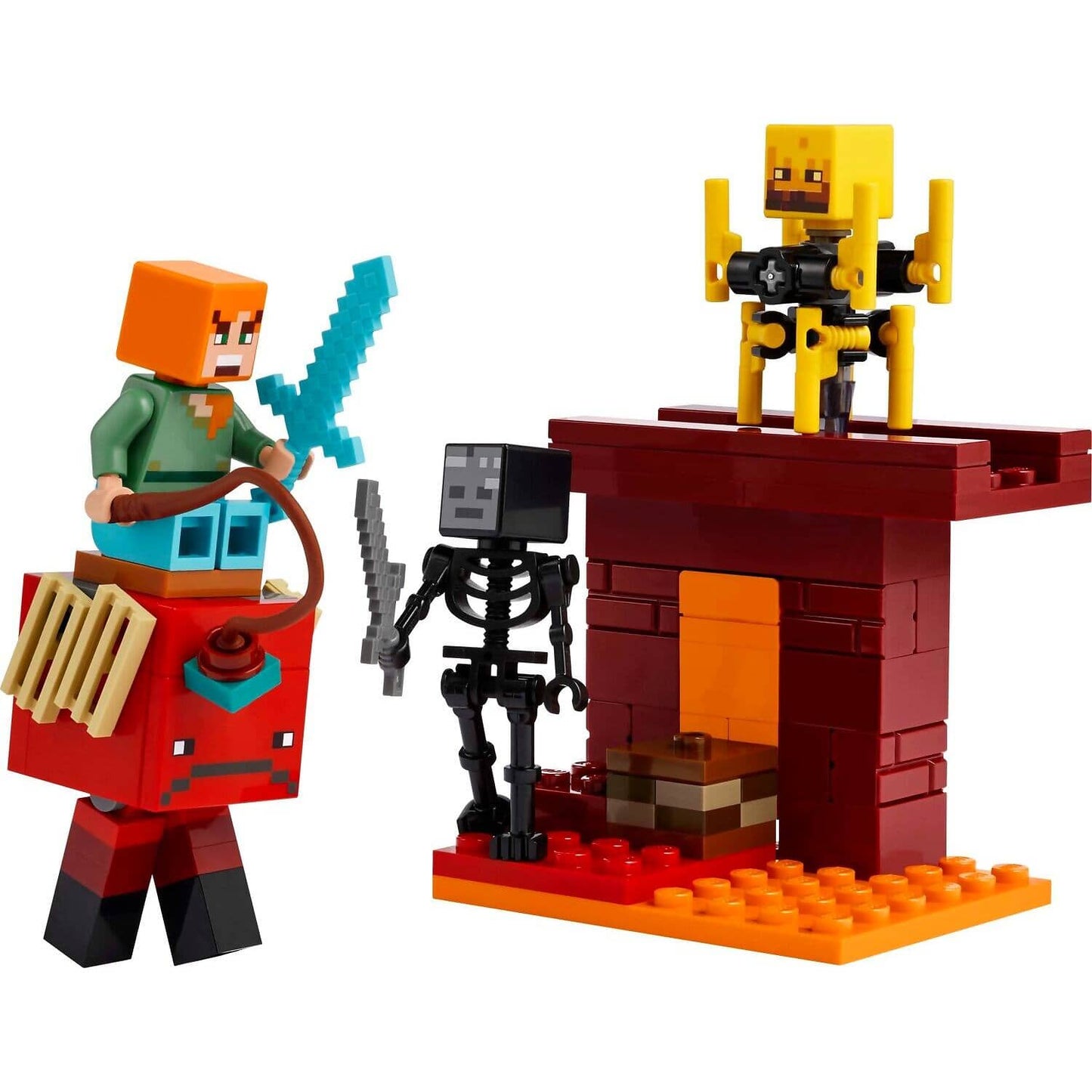 LEGO 21266 The Nether Lava Battle - Minecraft