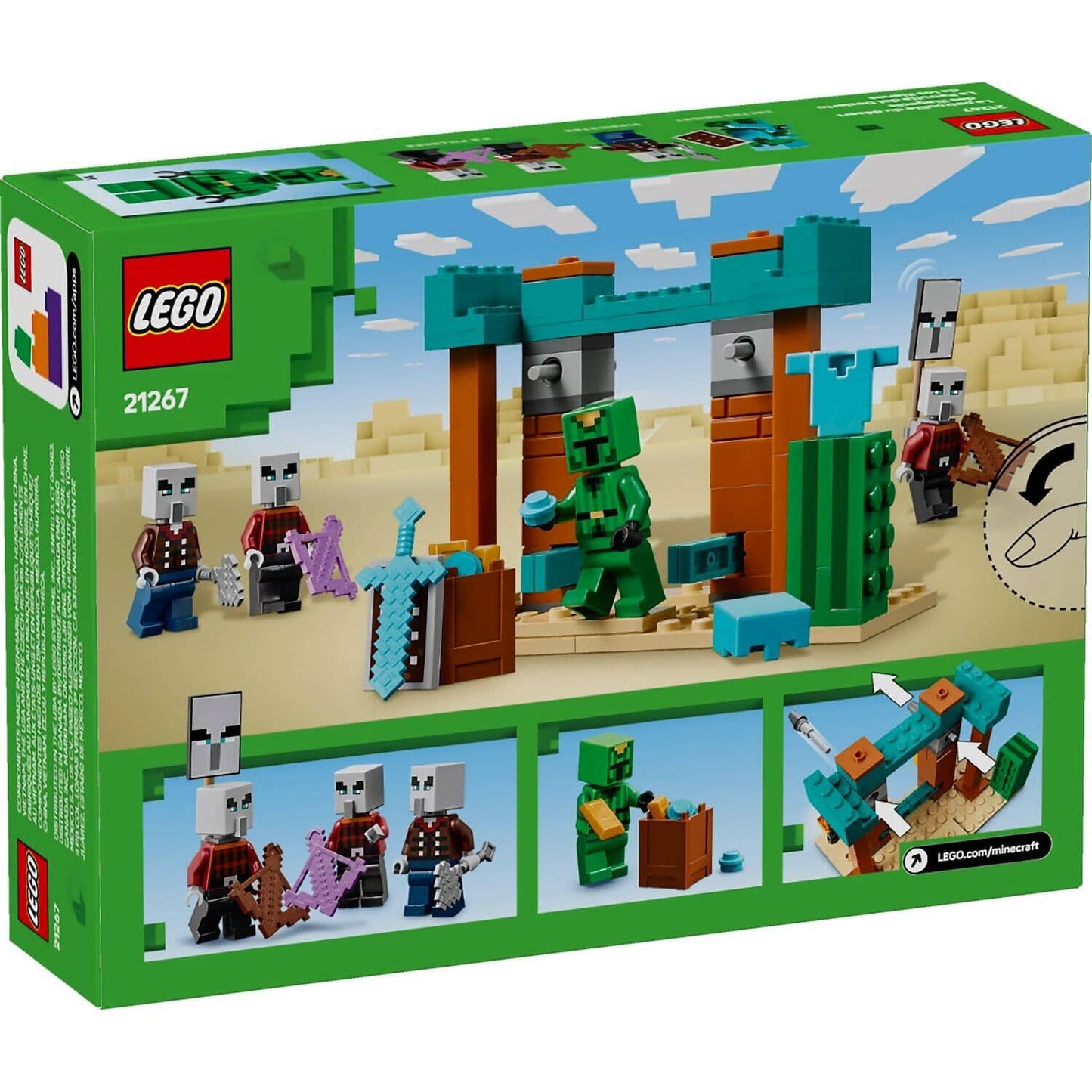 LEGO 21267 The Illager Desert Patrol - Minecraft
