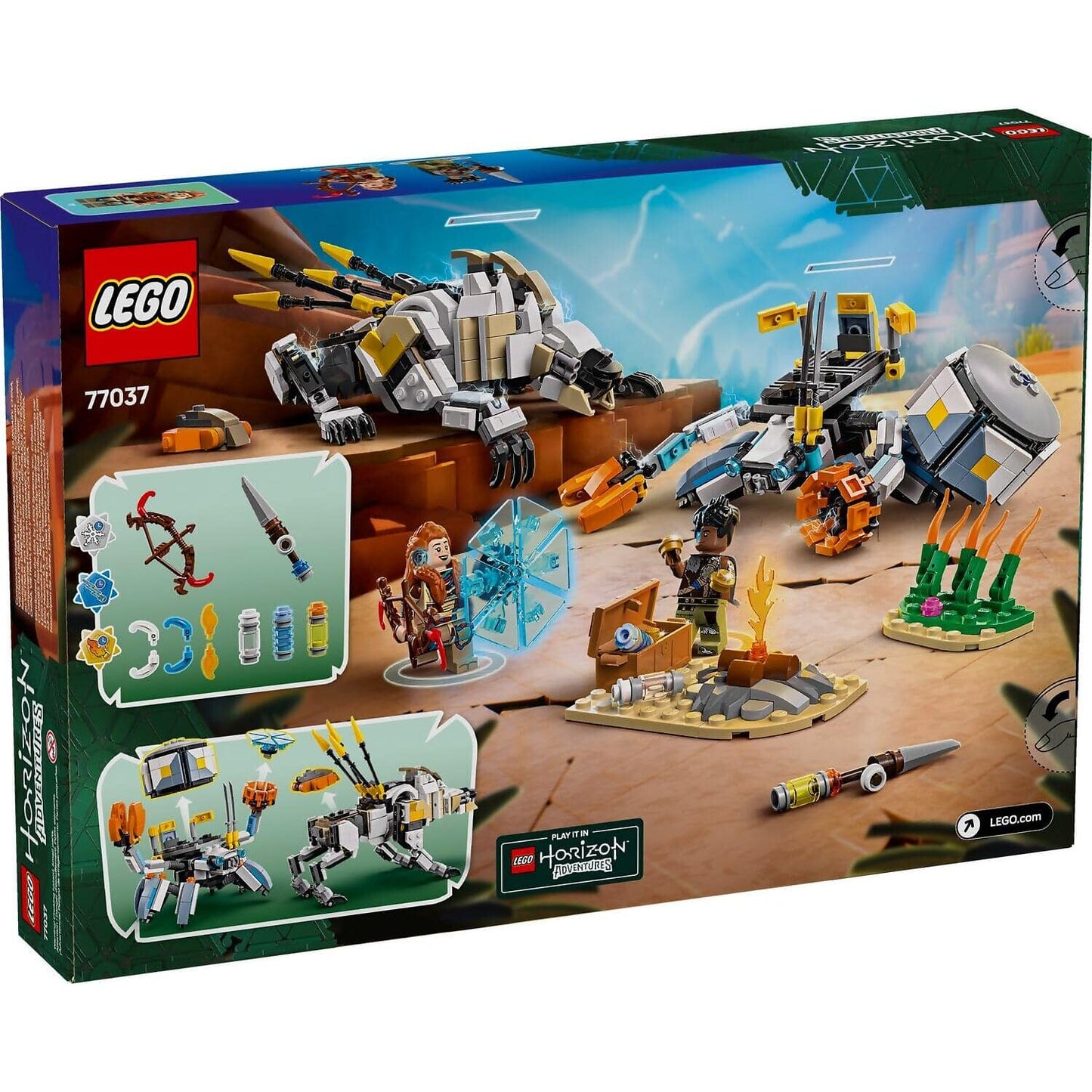 LEGO 77037 Aloy & Varl vs. Shell-Walker & Sawtooth - Horizon Adventures