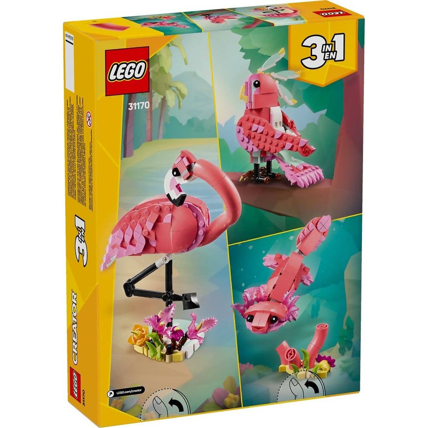 LEGO 31170 Wild Animals: Pink Flamingo - LEGO Creator
