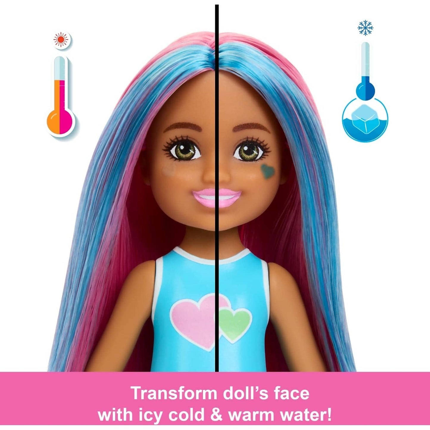 Barbie - Chelsea Pop Reveal Shakes Series Doll With Scent & Colour Change