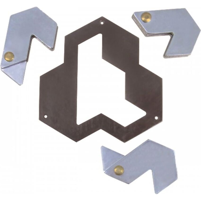Hanayama - Huzzle Hexagon Level 4 - Cast Puzzle