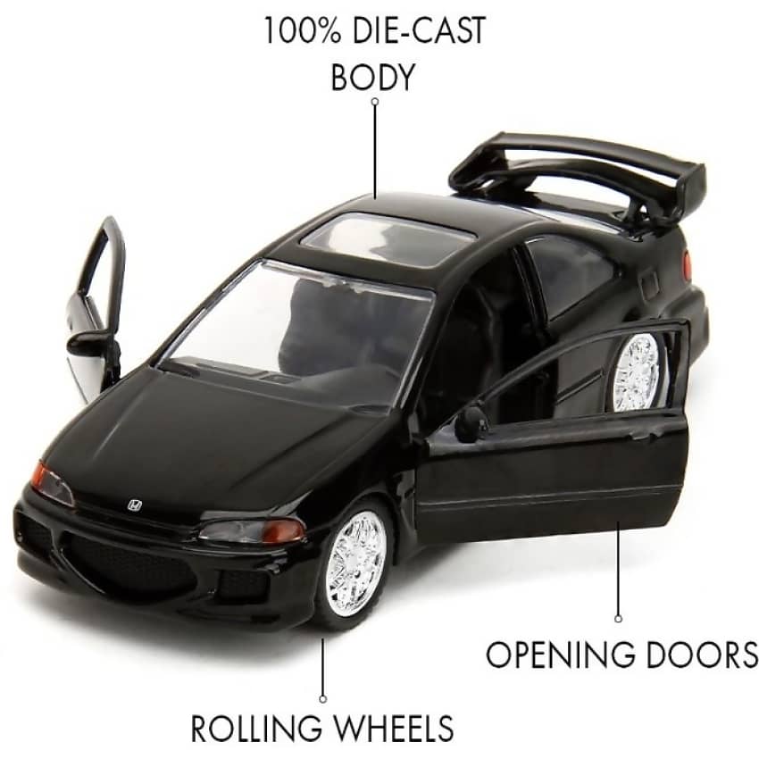 Jada Toys - Fast & Furious - Heist Honda Civic EJ1 1:32 Scale Diecast Vehicle