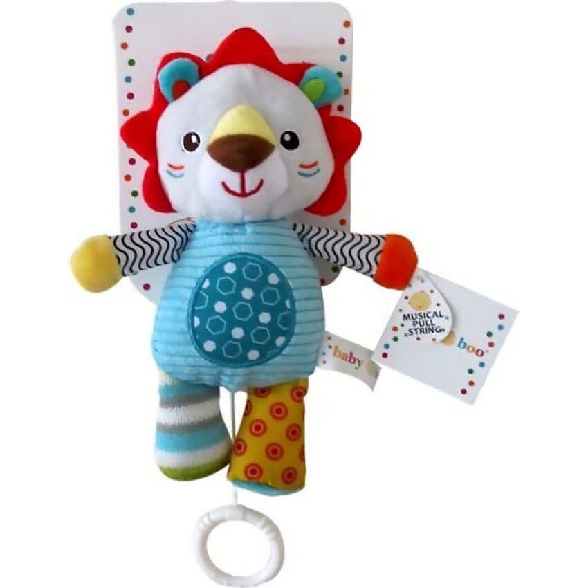 Cotton Candy - Baby Boo Musical Pull String Lion 23cm