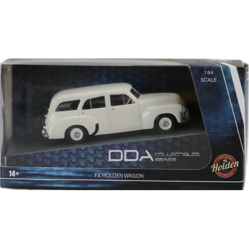 DDA Collectibles 1:64 Scale - 1953 White FX Holden Station Wagon - Diecast Model