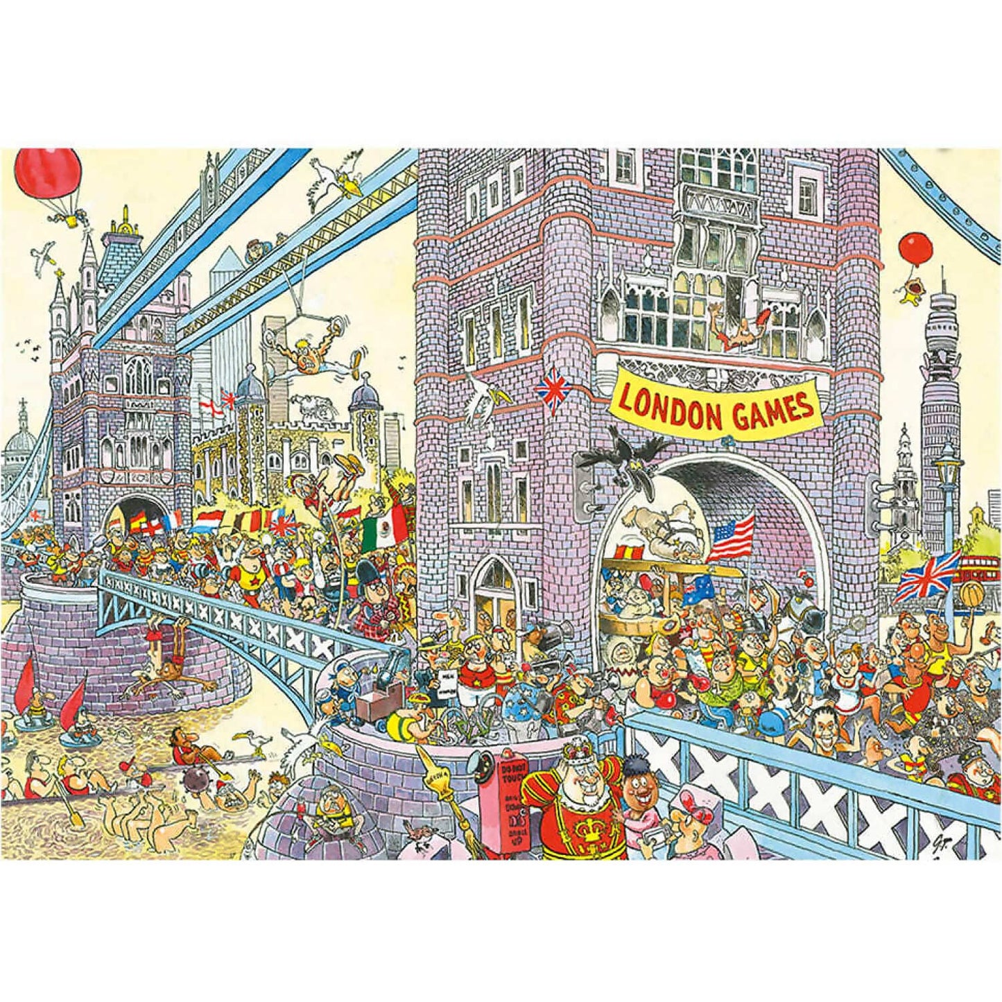 Wasgij? - Retro Mystery No.8 The Final Hurdle! Jigsaw Puzzle 1000pc