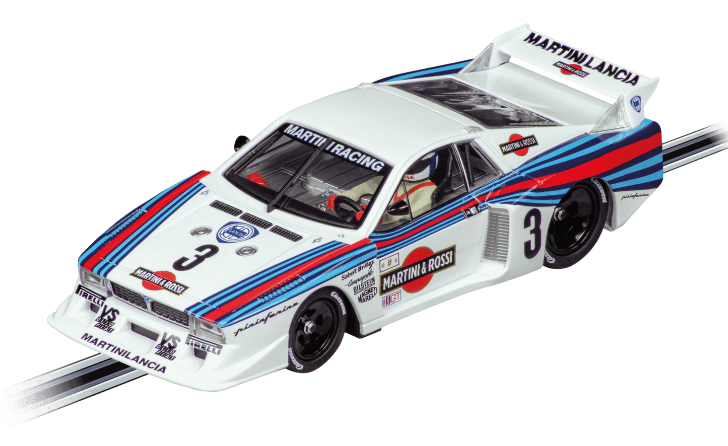 Carrera Evolution 1:32 - Lancia Beta Montecarlo Turbo Lancia Martini Racing No.3 Daytona 1981 - Slot Car Also Suits Scalextric