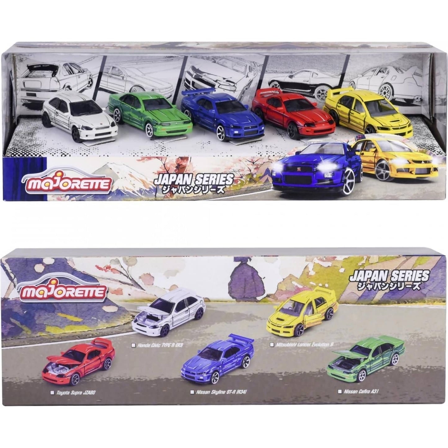 Majorette - Japan Series 5 Pieces Giftpack Die-Cast Vehicles