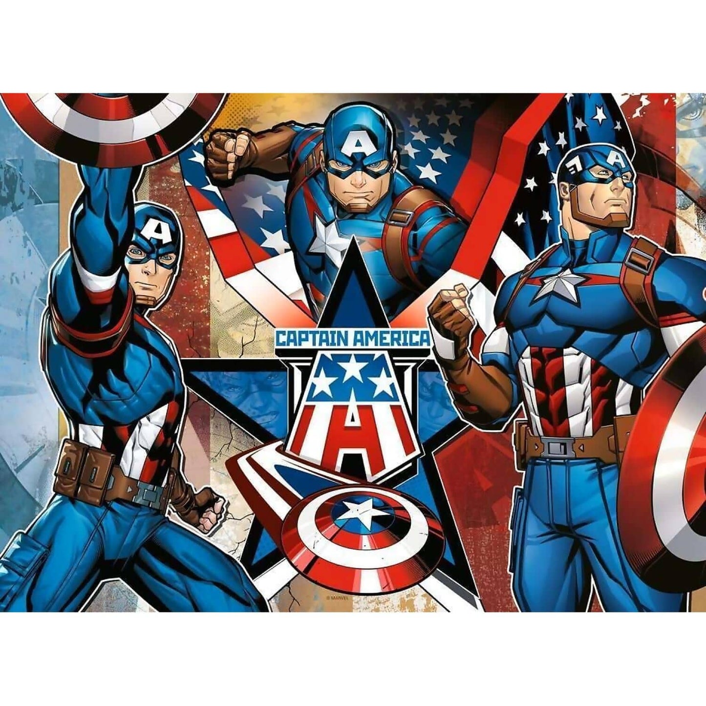 Ravensburger - Marvel Avengers Captain America XXL Jigsaw Puzzle 100pc