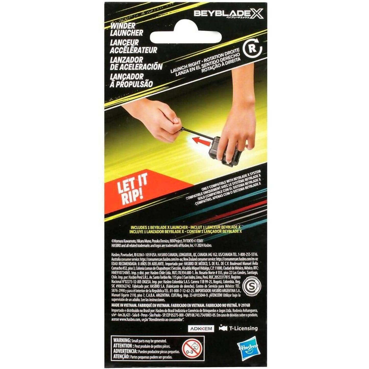 Beyblade X - Official Winder Launcher For Use With Beylade X Tops & Stadium (sold Separately)