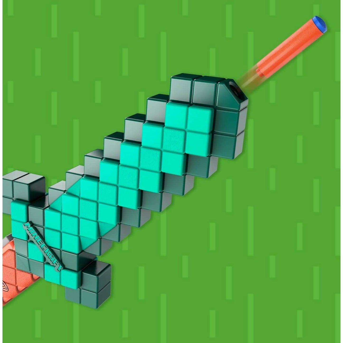 Nerf - Minecraft Sword Dart Blaster Includes 8 Nerf N1 Darts