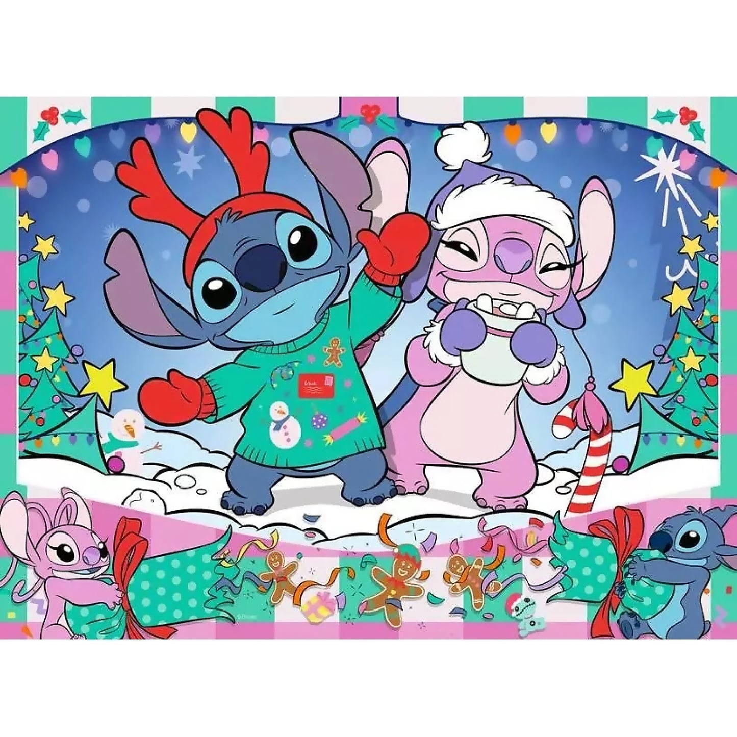 Ravensburger - Xmas Disney Stitch Christmas XXL Jigsaw Puzzle 100pc