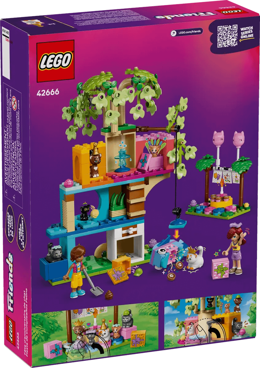 LEGO 42666 Cat Birthday Party & Tree House - Friends