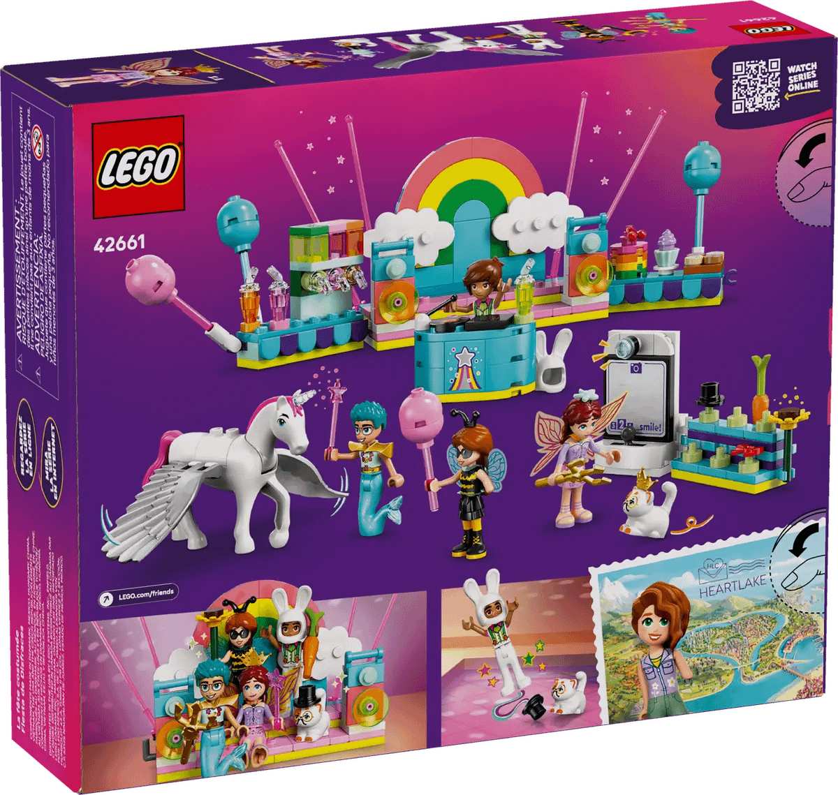 LEGO 42661 Costume Party with Unicorn & Fairy - Friends