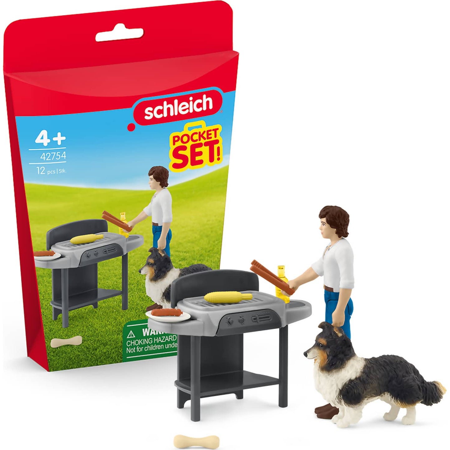 Schleich - Friends & Family BBQ with Tom Pocket Set!