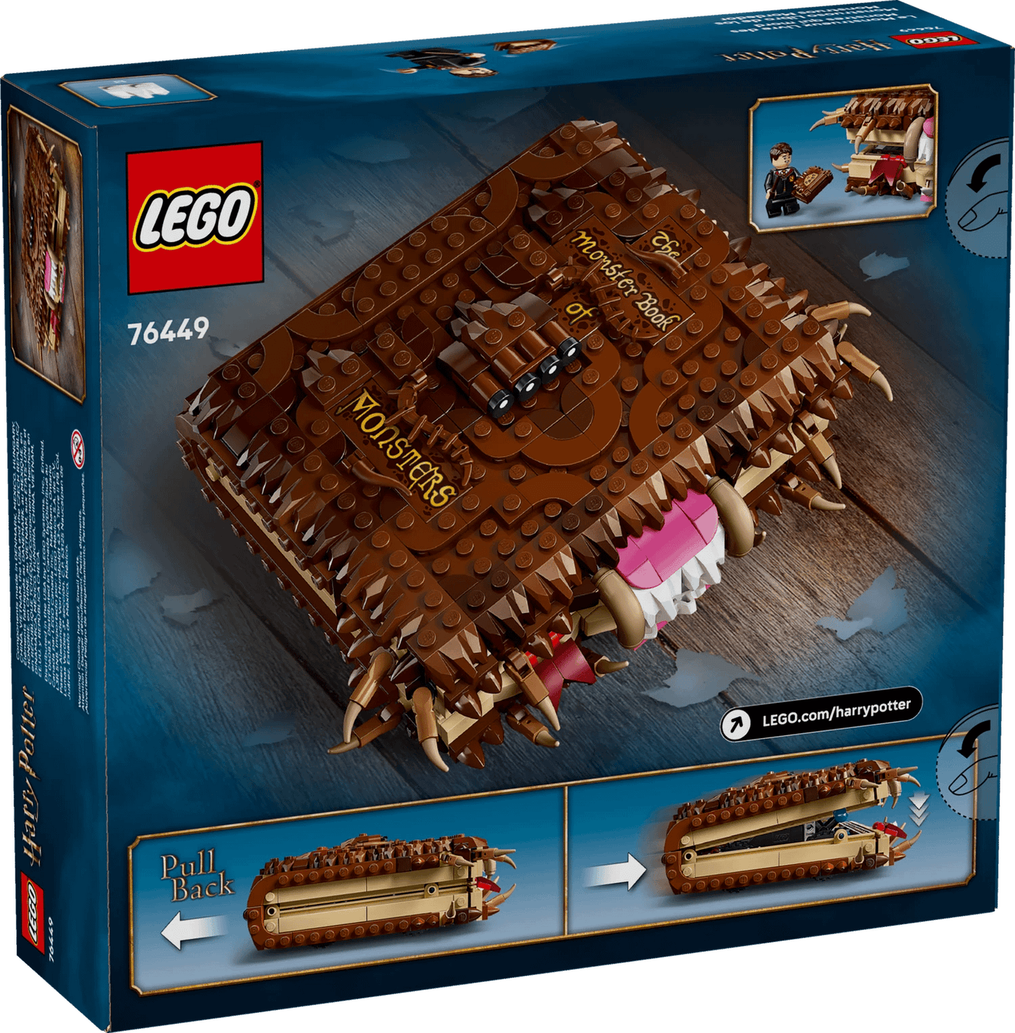 LEGO 76449 Chomping Monster Book of Monsters - Harry Potter