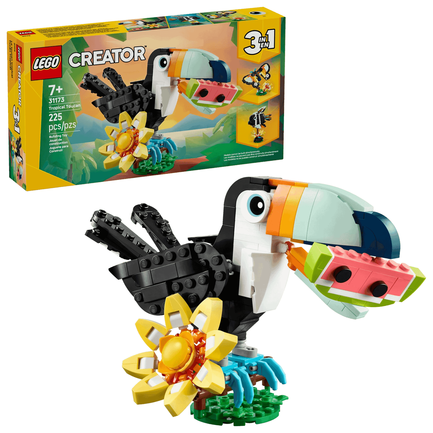 LEGO 31173 Wild Animals: Tropical Toucan - Creator 3-in-1