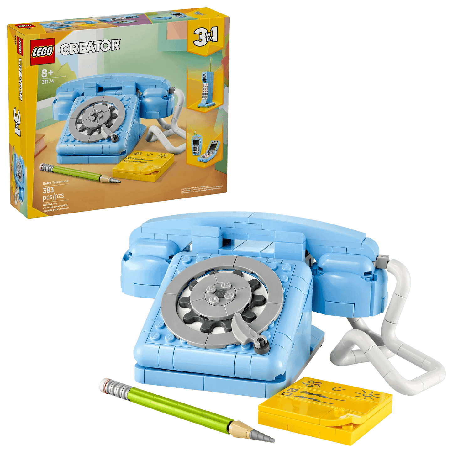 LEGO 31174 Retro Telephone - Creator 3-in-1
