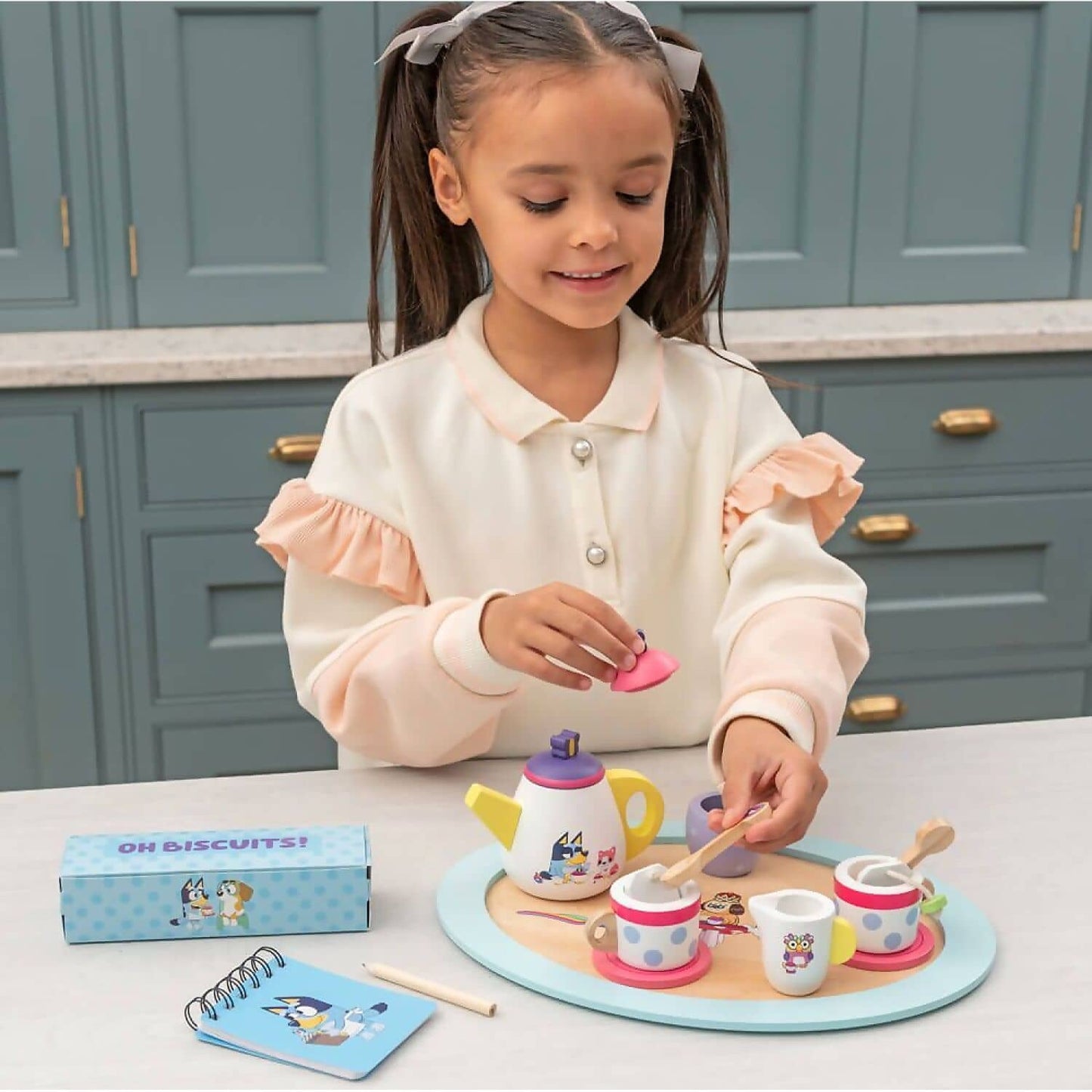 Bluey - Wooden Tea Party Set 18pc - Jasnor