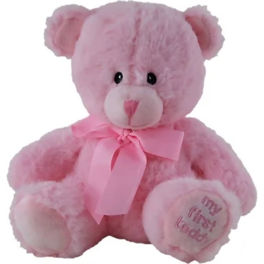 Elka - My First Teddy Bear 18cm Pink Plush