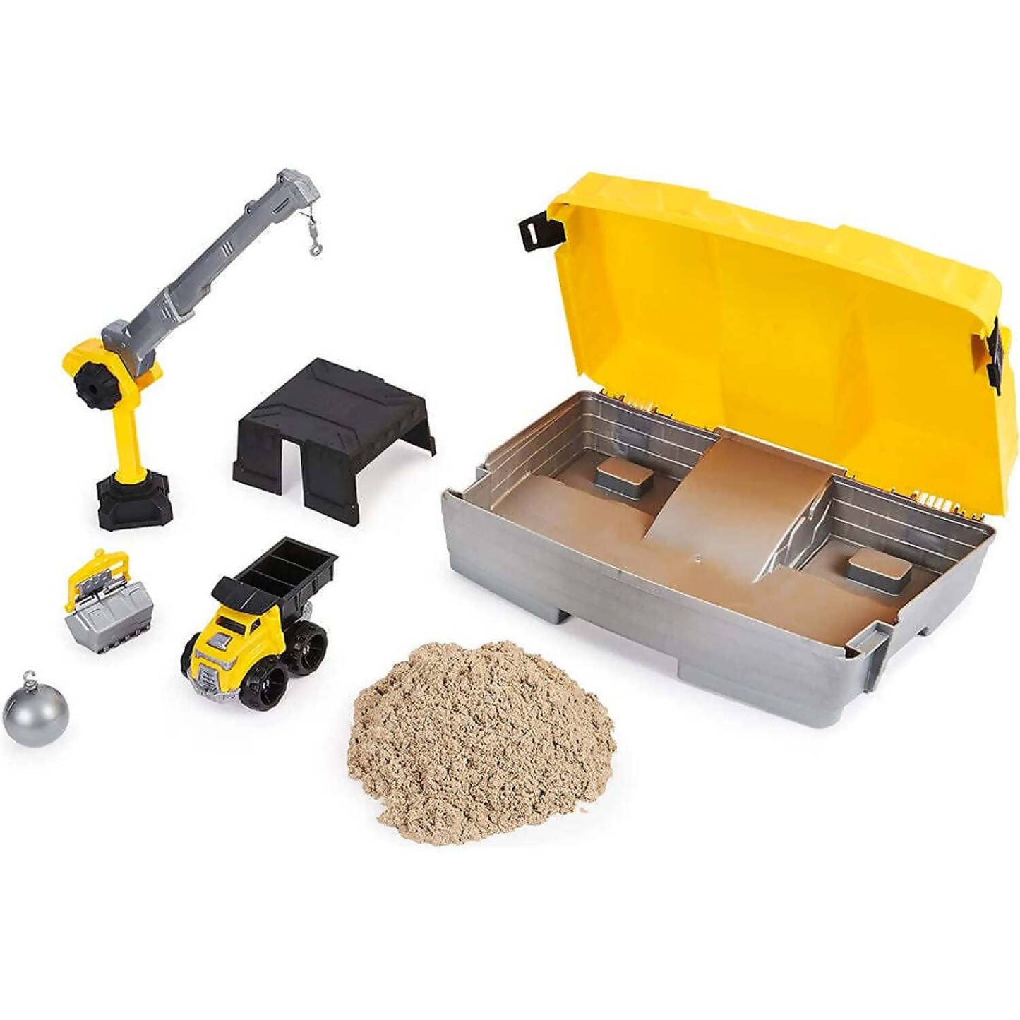 Kinetic Sand - Construction Site Box Moldable Sand 907gm - Spin Master