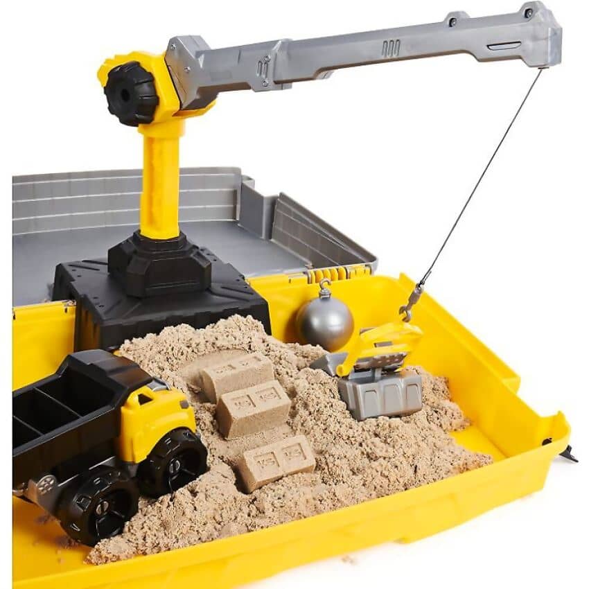 Kinetic Sand - Construction Site Box Moldable Sand 907gm - Spin Master