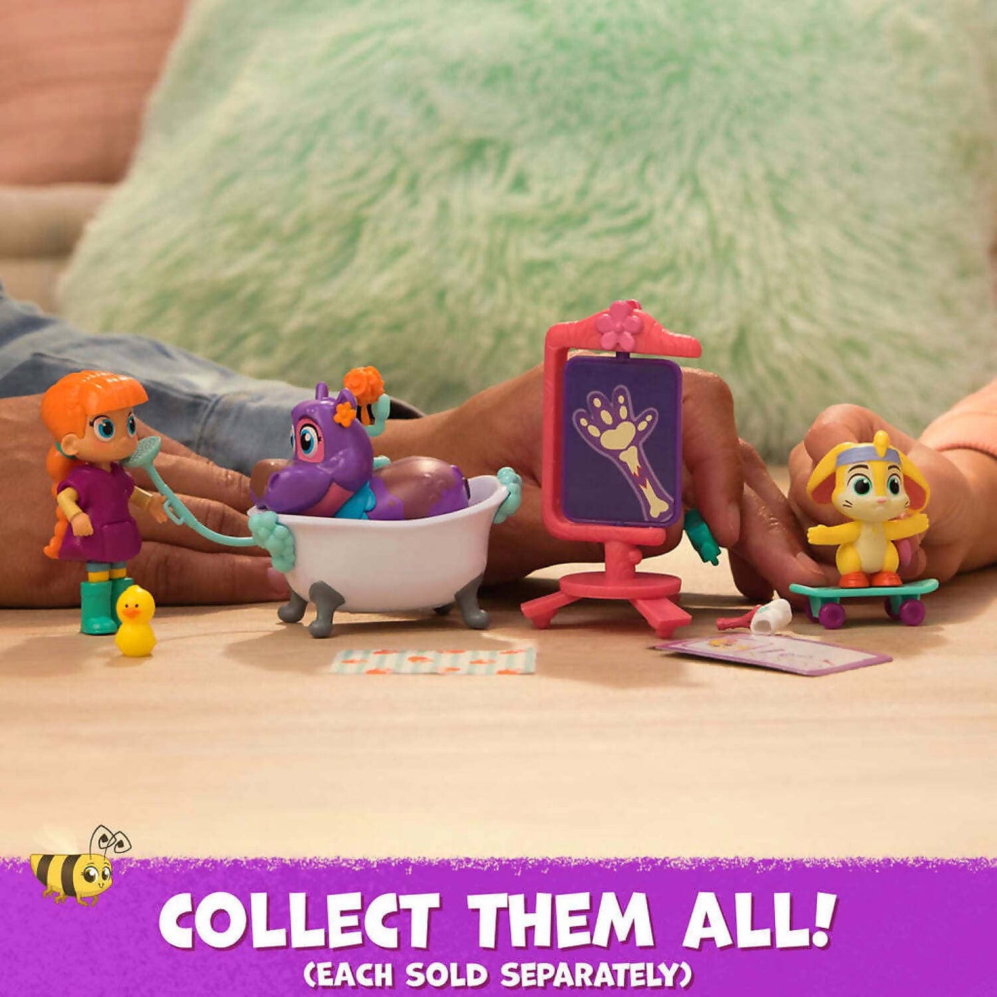 Vida The Vet - Vida & Zig Zag’s Cast & Care Playset Pack - Spin Master