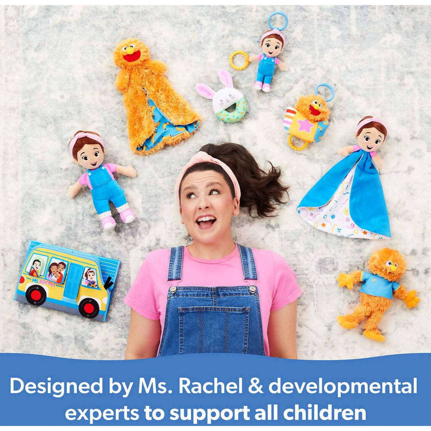 Ms. Rachel - Herbie Cuddle & Comfort Friend Doll Plush - Spin Master