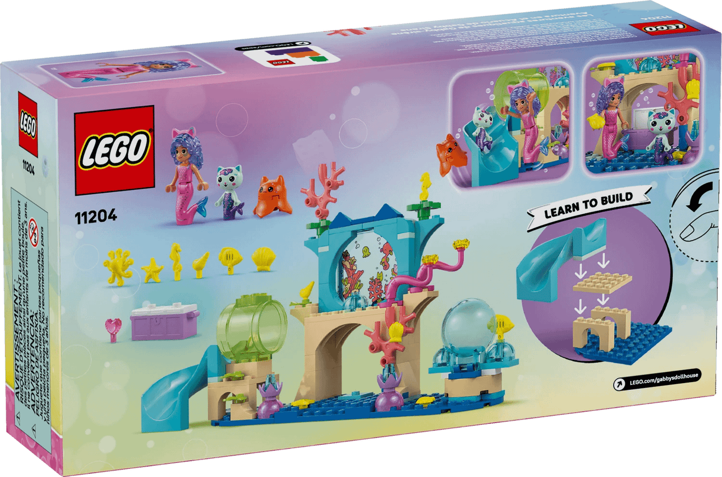 LEGO 11204 Mermaid Gabby's Aquarium Adventure - Gabby's Dollhouse 4+