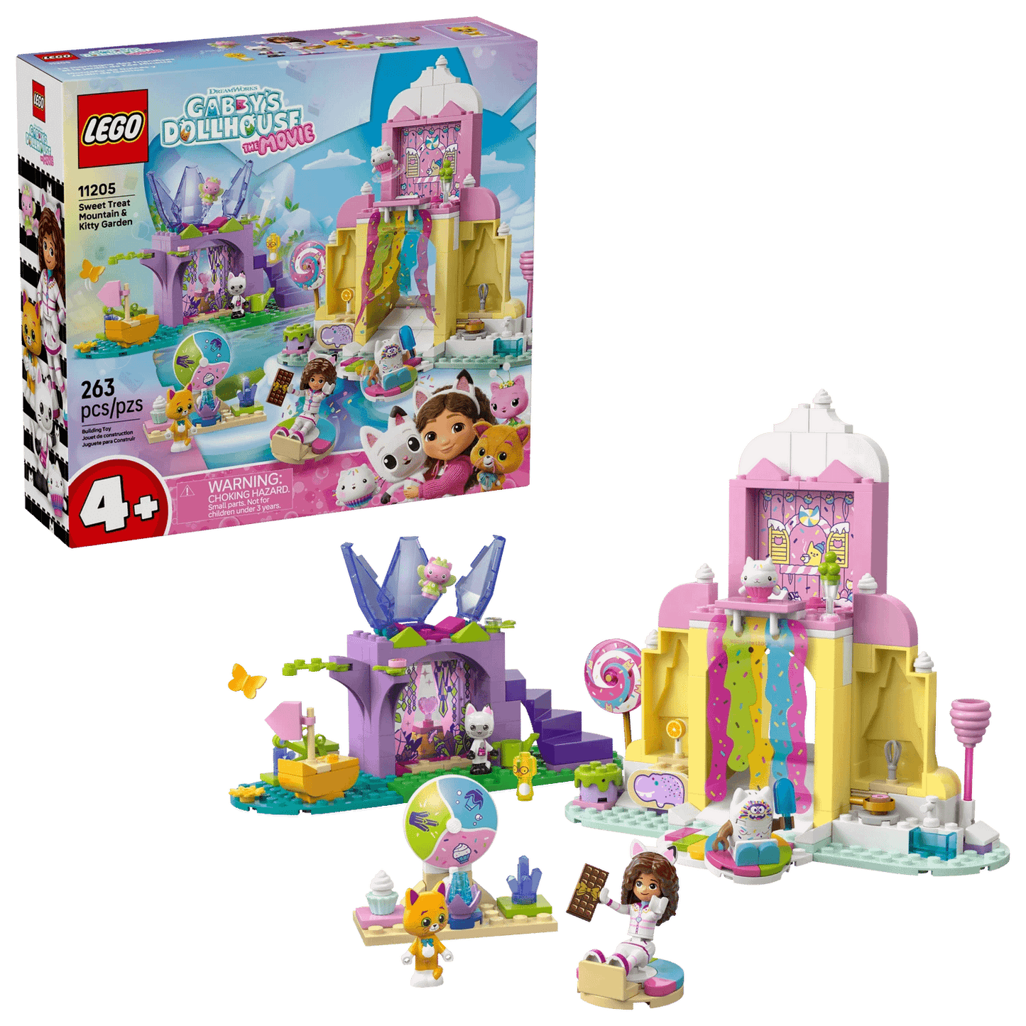 LEGO 11205 Sweet Treat Mountain & Kitty Garden - Gabby's Dollhouse 4+