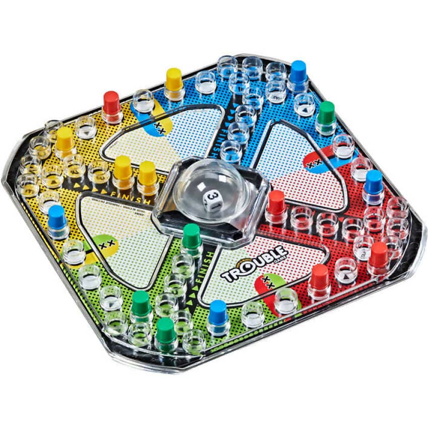 Hasbro Gaming - Trouble Game Pop-O-Matic Fun Family Board Game