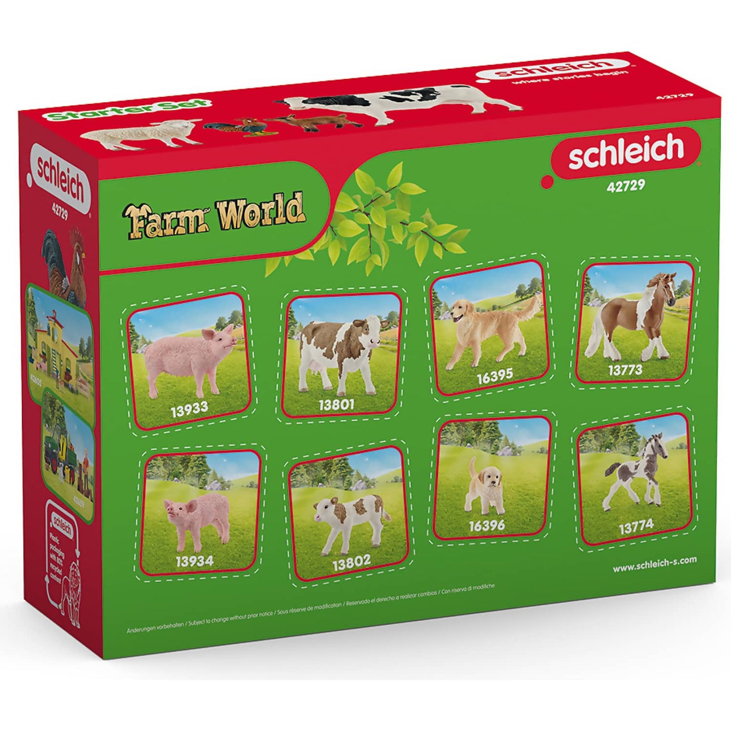 Schleich - FARM WORLD Farm Yard 4 Piece Animal Starter Set