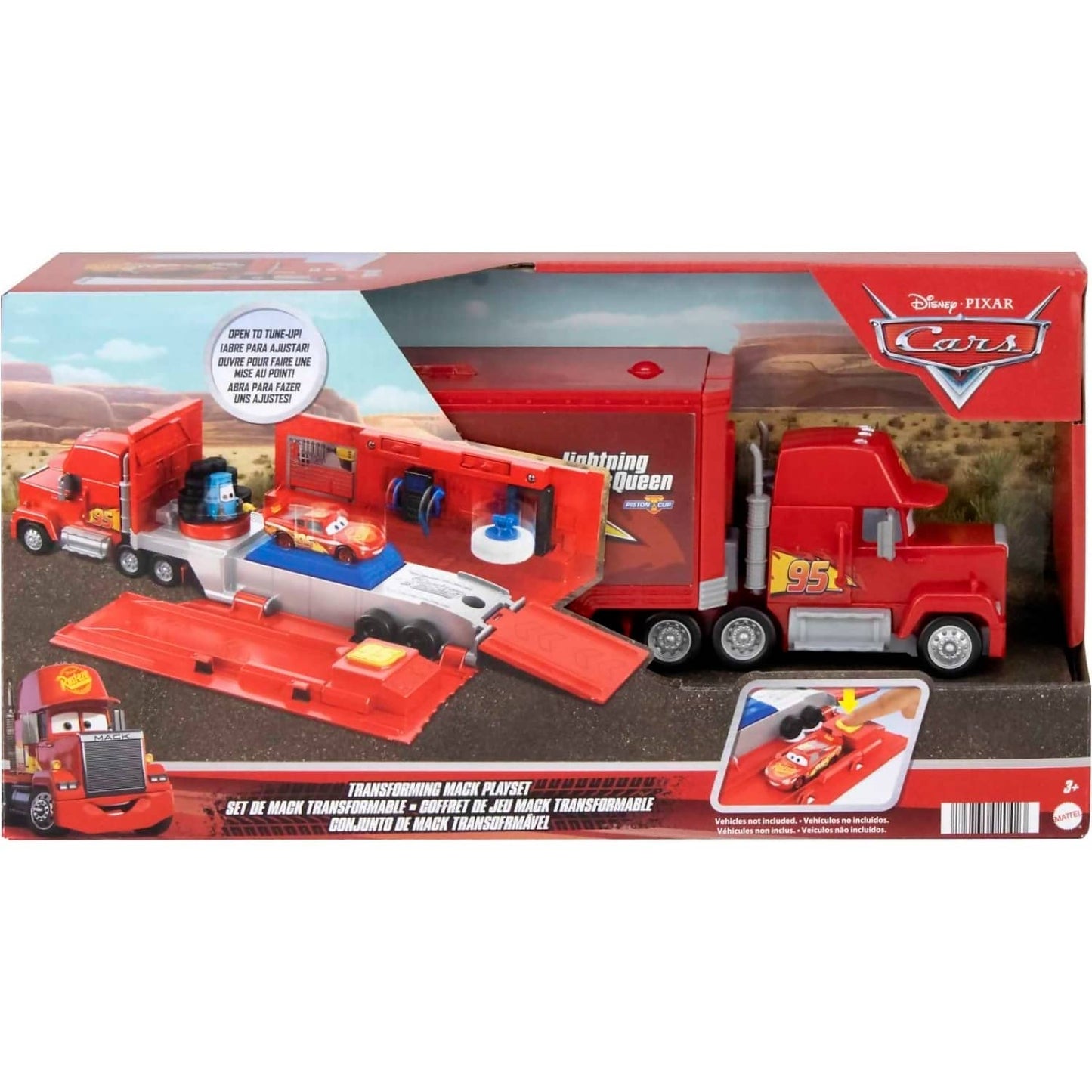 Disney Pixar - Cars Transforming Mack Playset - Mattel