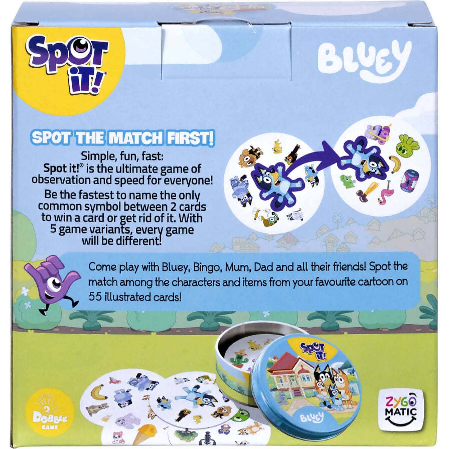 Bluey - Spot It Game